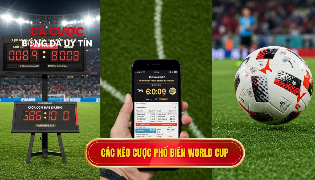 Các Loại Kèo Cược Phổ Biến Trong Cá Cược Bóng Đá World Cup