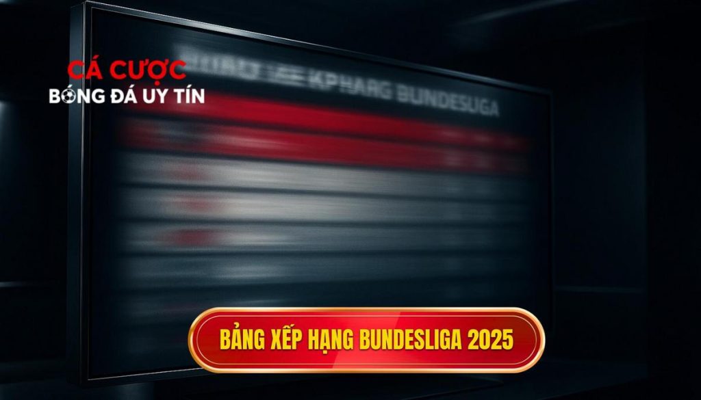 Bảng xếp hạng Bundesliga 2025