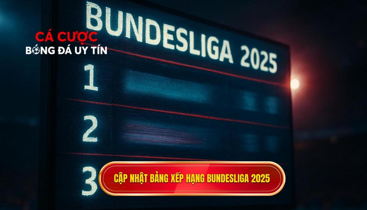 Cập Nhật Chi Tiết Bảng Xếp Hạng Bundesliga 2025 (Giai Đoạn Giữa Mùa)