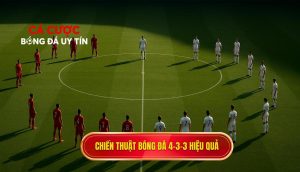 Chiến thuật bóng đá 4-3-3 hiệu quả