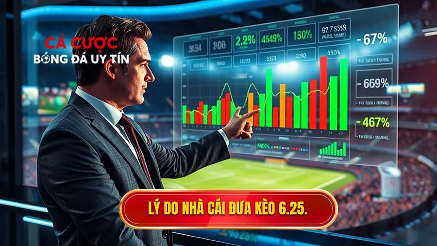 Tại sao nhà cái lại đưa ra mức kèo 6.25?