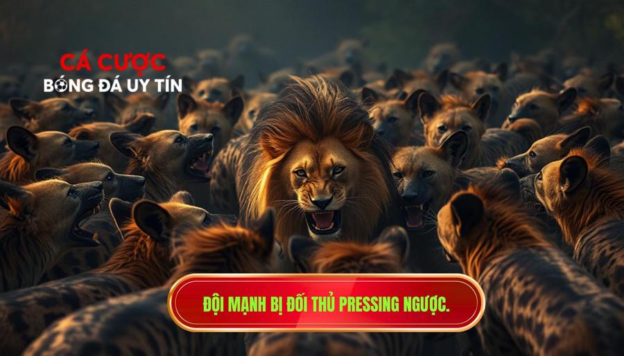 Đội mạnh bị đối thủ pressing ngược.