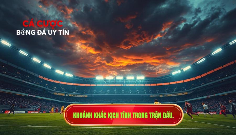 Khoảnh khắc kịch tính trong trận đấu.