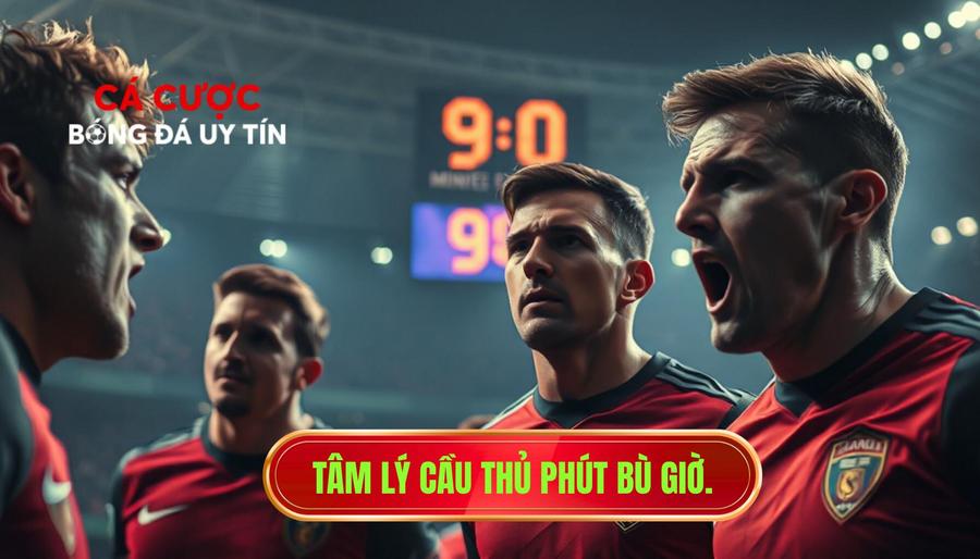 Tâm lý cầu thủ phút bù giờ.