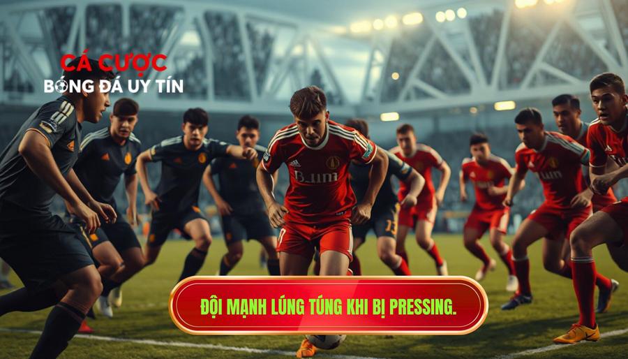 Đội mạnh lúng túng khi bị pressing.