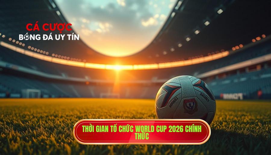 1. Thời gian tổ chức World Cup 2026 chính thức