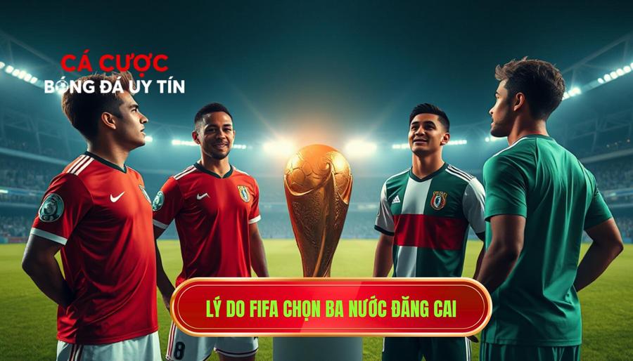 2. Lý do FIFA chọn ba nước đăng cai
