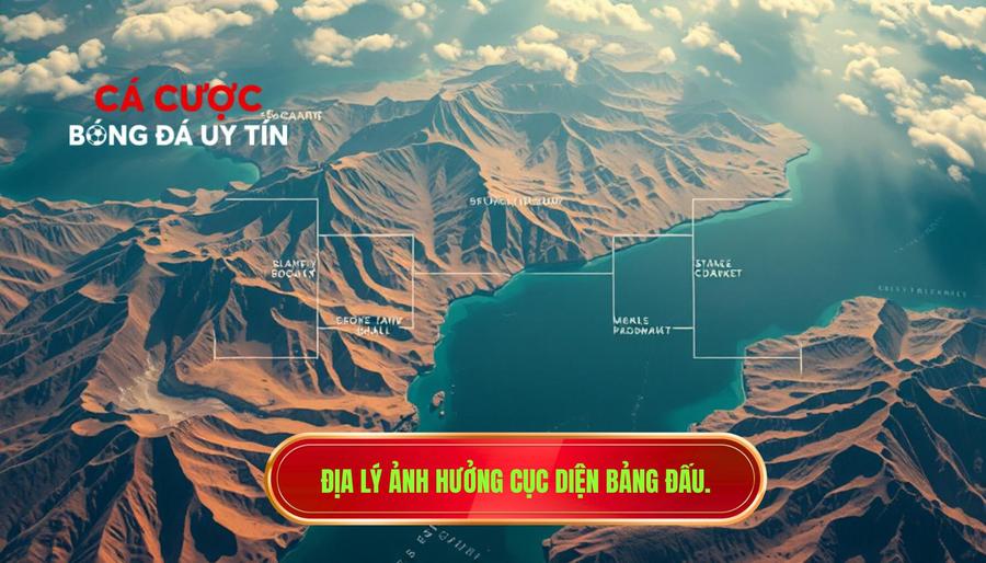 3. Địa lý ảnh hưởng cục diện bảng đấu.