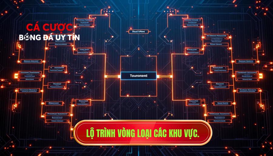 3. Lộ trình vòng loại các khu vực.