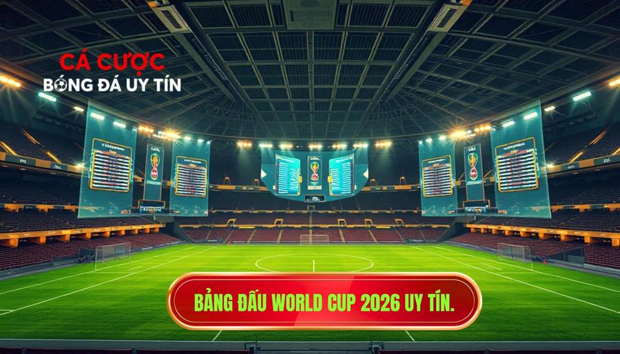 Bảng đấu World Cup 2026 uy tín.